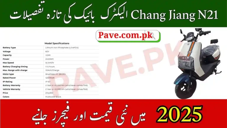 Chang Jiang N21 Electric Bike: Affordable and Eco-Friendly Transportation in Pakistan 1 Chang Jiang N21 Electric Bike