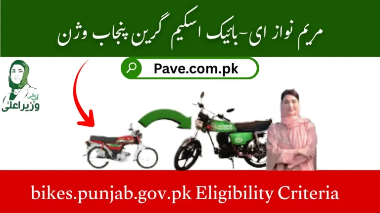 Maryam Nawaz e-Bike Scheme