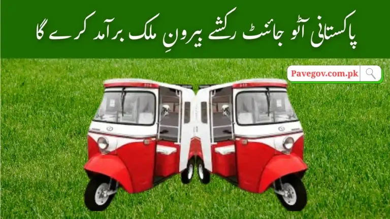 Pakistani Auto Giant Sazgar Expands Rickshaw