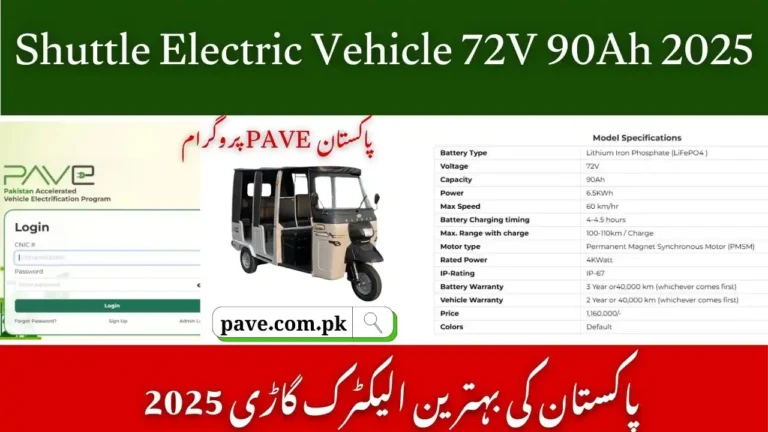 Shuttle Electric Vehicle 72V 90Ah 2025
