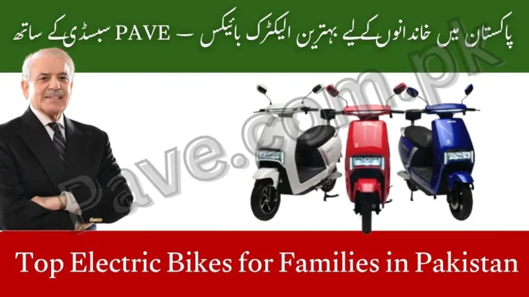 Top Electric Bikes for Families in Pakistan – PAVE Subsidy Available 10 Top Electric Bikes for Families in Pakistan – PAVE Subsidy Available