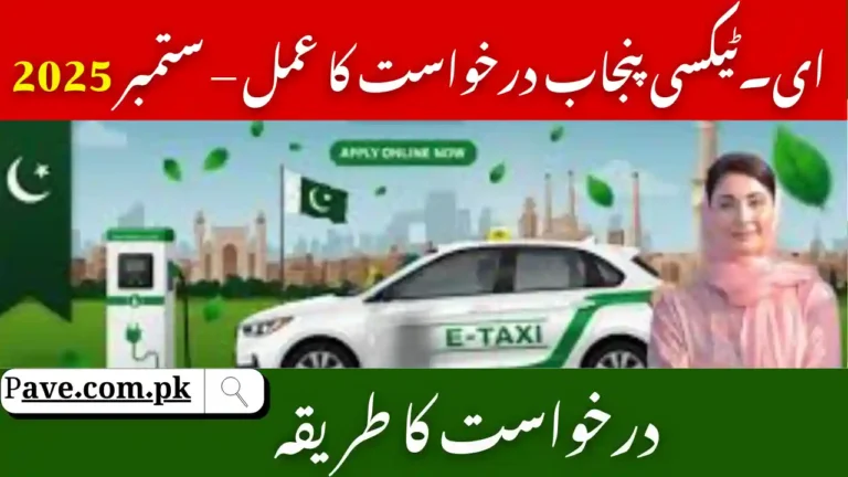 e-Taxi Punjab Application Process Explained – September 2025 6 e-Taxi Punjab Application Process