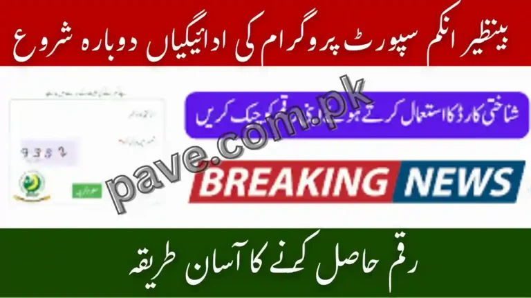 8171 Check Online CNIC November 2025: BISP Payments Restart, Eligibility, Schedule & Withdrawal Process 2 8171 Check Online CNIC November 2025