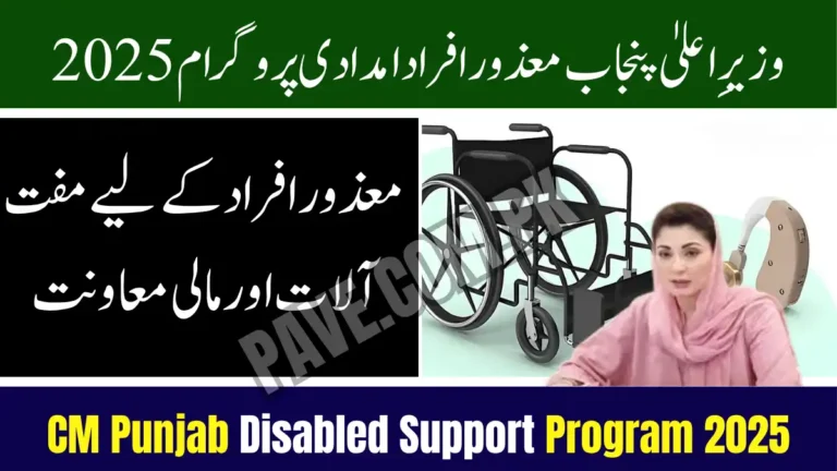 CM Punjab Disabled Support Program 2025 – Free Devices & Financial Aid for Persons with Disabilities 1 CM Punjab Disabled Support Program 2025