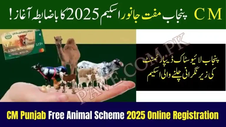 CM Punjab Free Animal Scheme 2025 Online Registration Guide 1 CM Punjab Free Animal Scheme 2025 Online Registration