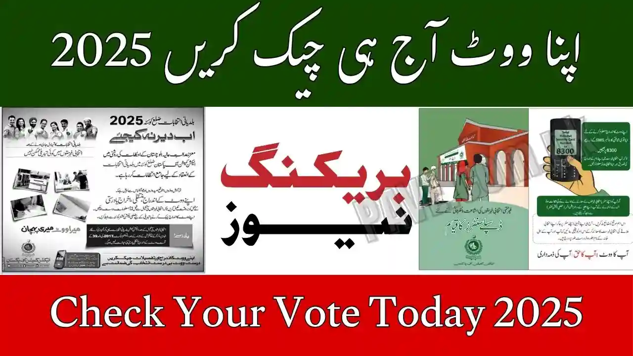 Check Your Vote Today 2025 – Quetta Local Government Elections 1 Check Your Vote Today 2025