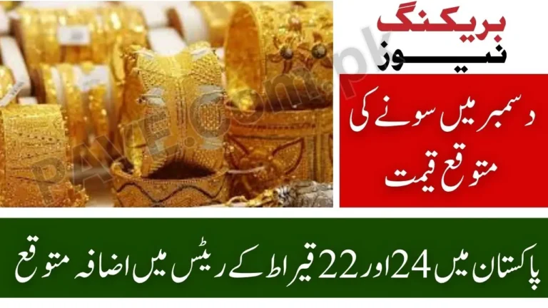 Future Gold Price in Pakistan – Expected Increase December 2025 3 Future Gold Price in Pakistan