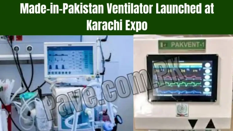 Made-in-Pakistan Ventilator Launched at Karachi Expo – Complete Details 3 Made-in-Pakistan Ventilator Launched at Karachi Expo