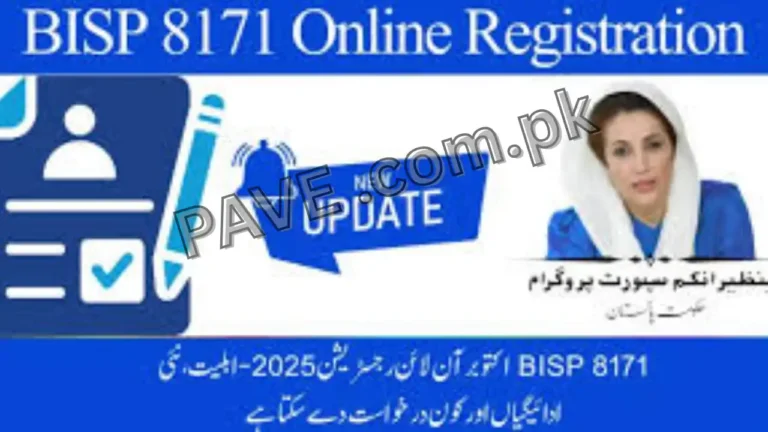 Breaking News BISP 8171 Online Registration October 2025 5 BISP 8171 Online Registration October 2025