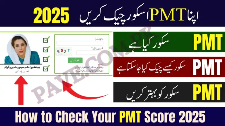 How to Check Your PMT Score 2025 – Step-by-Step Guide to Benazir Kafaalat Eligibility 10 How to Check Your PMT Score 2025