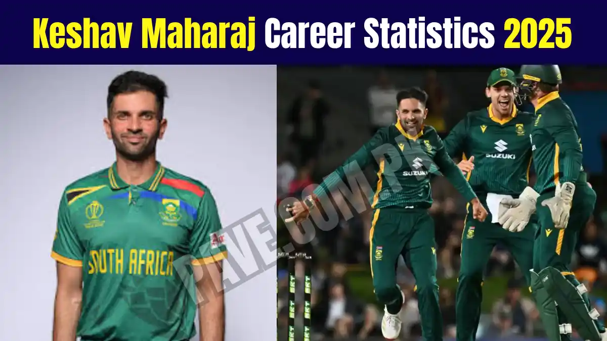 Keshav Maharaj Career Statistics 2025 – Record-Breaking Year 1 Keshav Maharaj Career Statistics 2025
