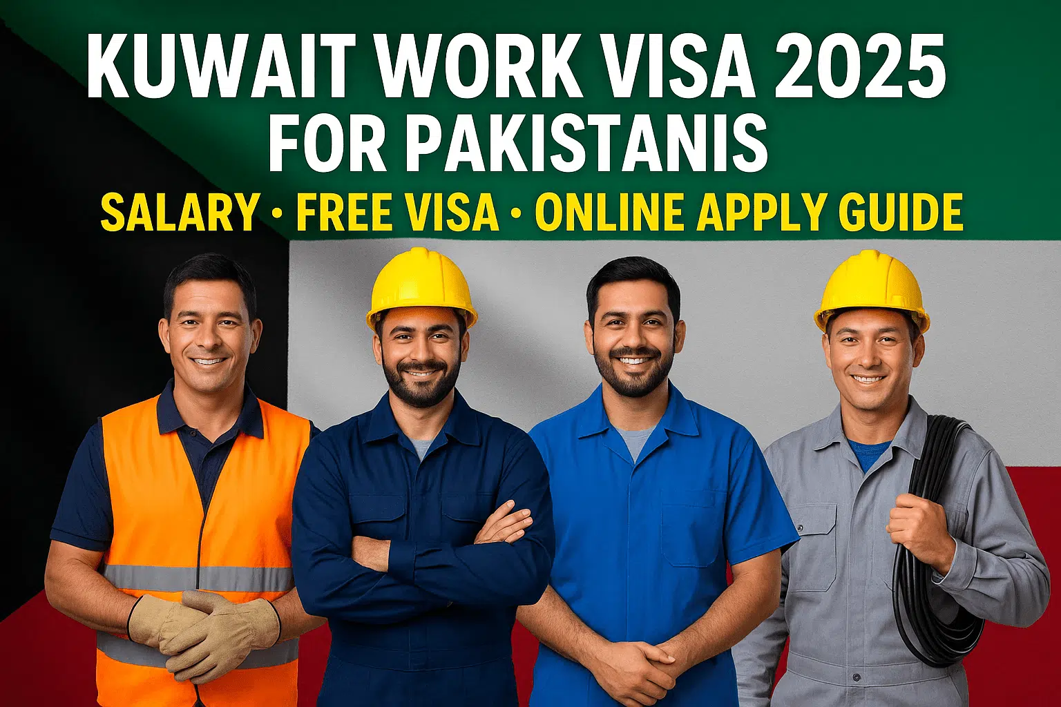 Kuwait Free Work Visa 2025 – Driver & Labor Jobs for Pakistanis (Apply Online) 1 Kuwait Work Visa 2025 Pakistan