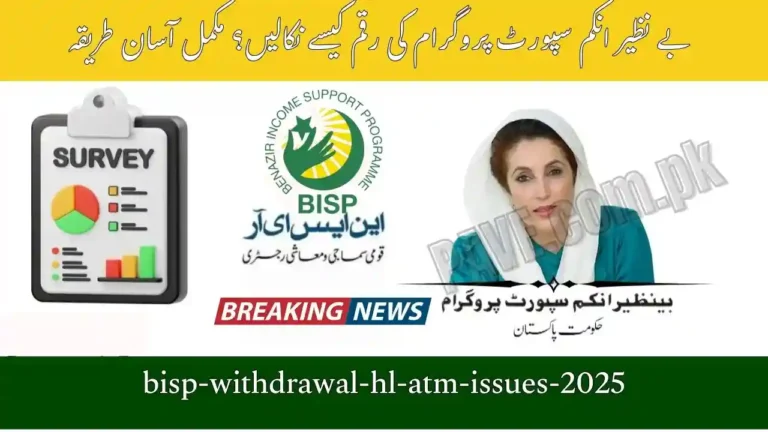 NSER Survey Registration for BISP 13,500 — Step-by-Step Guide 10 NSER Survey Registration