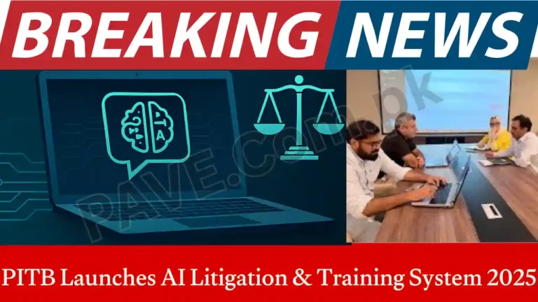PITB Launches AI Litigation & Training System 2025 to Digitize Legal Case Management 5 PITB Launches AI Litigation & Training System 2025