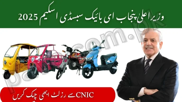 Pakistan Accelerated Vehicle Electrification Result 2025 – Pave E-Bike Subsidy Ballot 7 Pakistan Accelerated Vehicle Electrification Result 2025