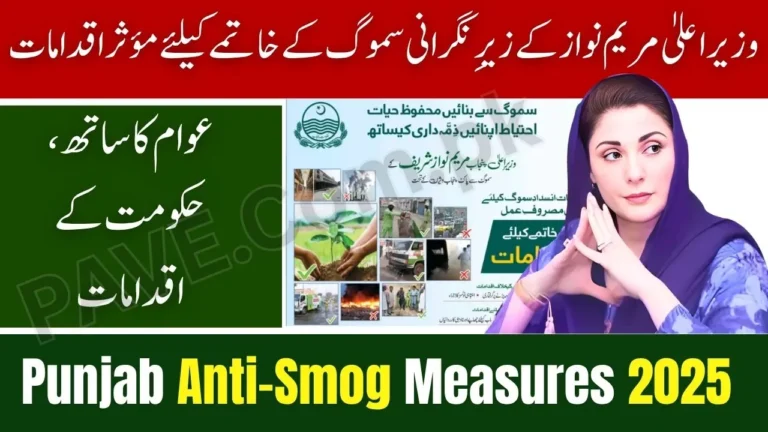 Punjab Government Launches Effective Anti-Smog Measures Under CM Maryam Nawaz 2025 5 Punjab Government Launches Effective Anti-Smog Measures Under CM Maryam Nawaz 2025