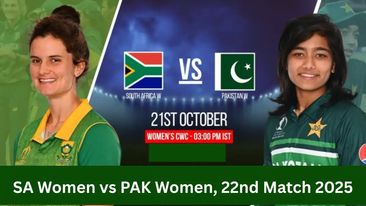 SA Women vs PAK Women, 22nd Match 2025 – Live Updates from Colombo as Pakistan Opt to Bowl First 1 SA Women vs PAK Women, 22nd Match 2025