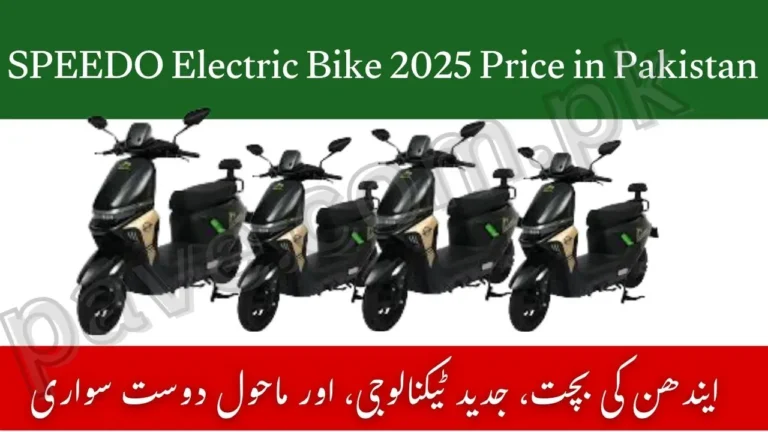 SPEEDO Electric Bike 2025 Price in Pakistan