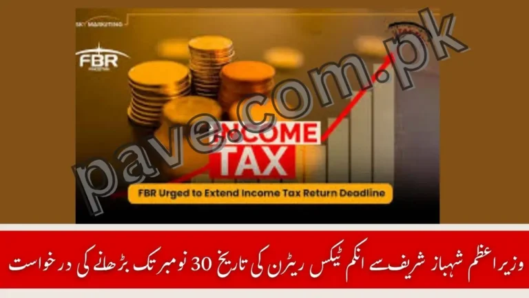 Tax Experts Urge PM Shahbaz Sharif to Extend Income Tax Return Deadline 2025 to November 30 6 Tax Experts Urge PM Shahbaz Sharif to Extend Income Tax Return Deadline 2025 to November 30