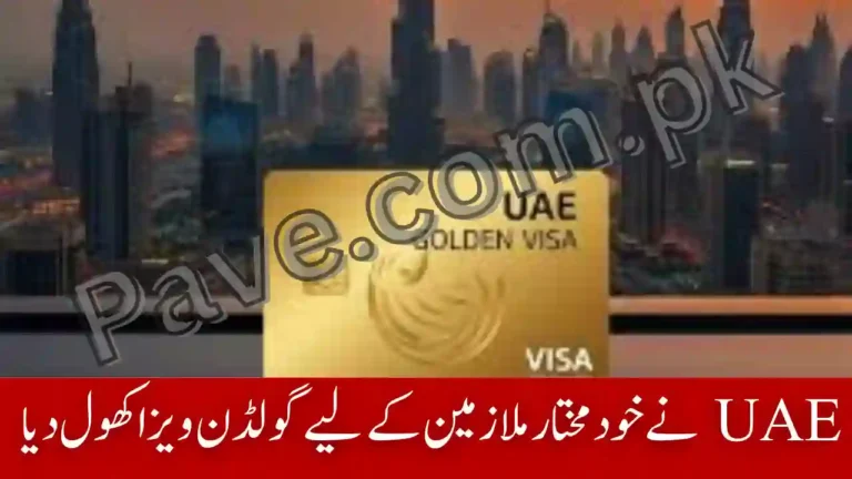 UAE Announces Golden Visa New Category Today