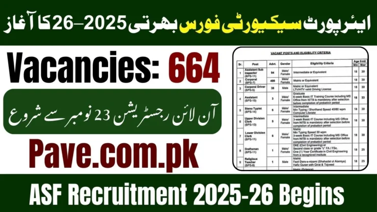ASF Recruitment 2025-26 Begins – 664 Posts, Online Registration Starts 23 November 1 ASF Recruitment 2025-26 Begins