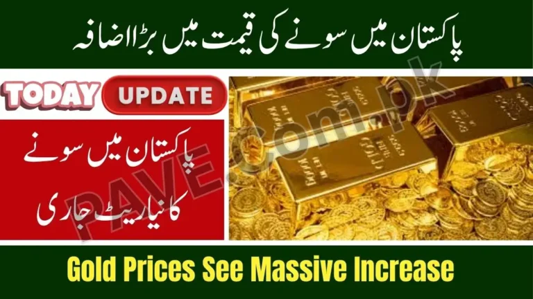 Gold Price Rises Again in Pakistan Today