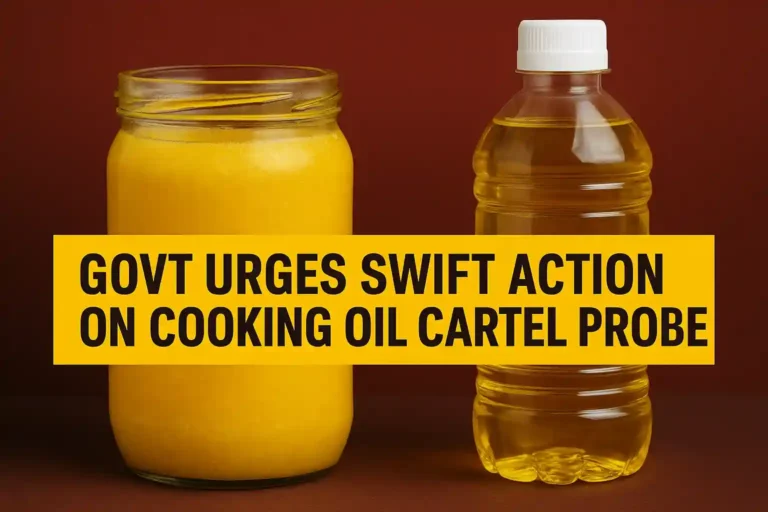Govt Urges Swift Action on Cooking Oil Cartel Probe – Full Report, Price Concerns, Ramazan Preparations & Expected Outcomes 4 Govt Cooking Oil Cartel Probe