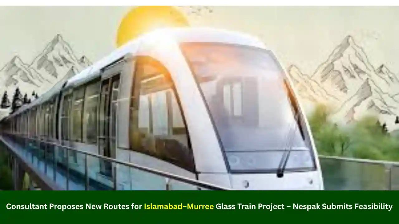 Consultant Proposes New Routes for Islamabad–Murree Glass Train Project – Nespak Submits Feasibility 1 Islamabad Murree Glass Train Project