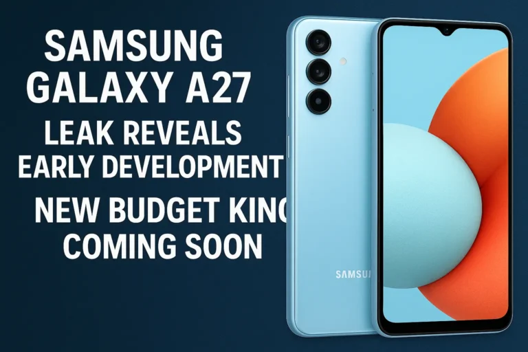 Samsung Galaxy A27 Leak Reveals Early Development — New Budget King Coming Soon 6 Samsung Galaxy A27 Leak Reveals Early Development