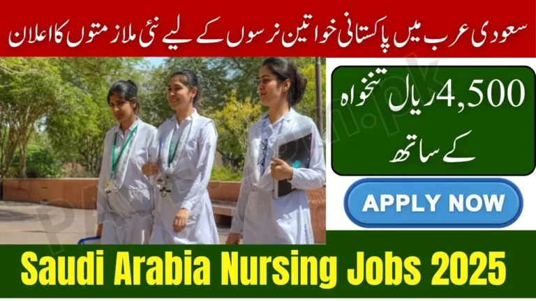 Saudi Arabia Announces Nursing Jobs for Pakistani Women With 4,500 Riyals Salary 6 Saudi Arabia Announces Nursing Jobs for Pakistani Women