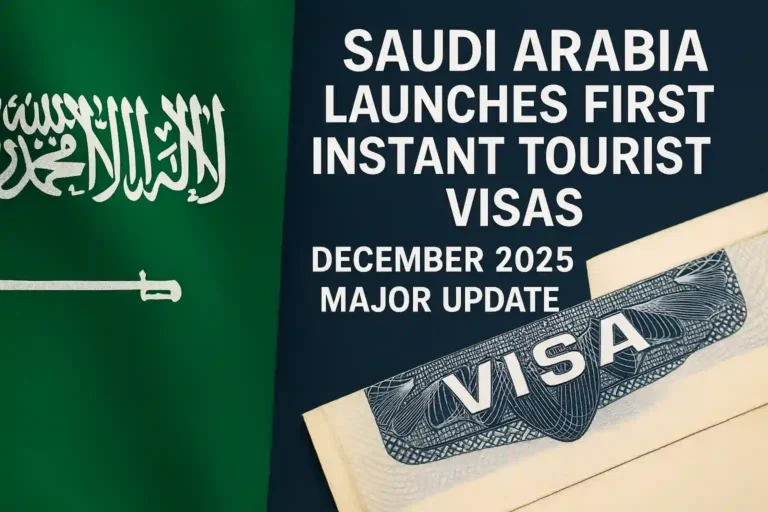 Saudi Arabia Launches First Instant Tourist Visas – December 2025 Major Update 5 Saudi Arabia Launches First Instant Tourist Visas