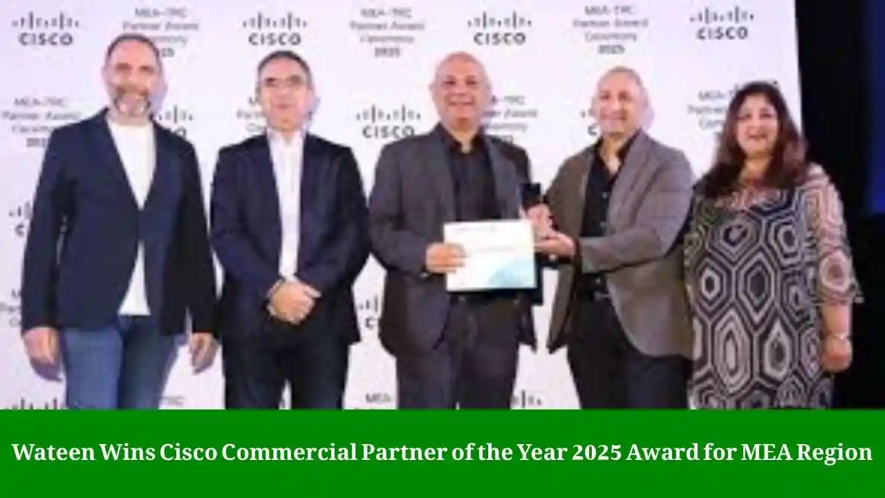 Wateen Cisco Commercial Partner of the Year 2025