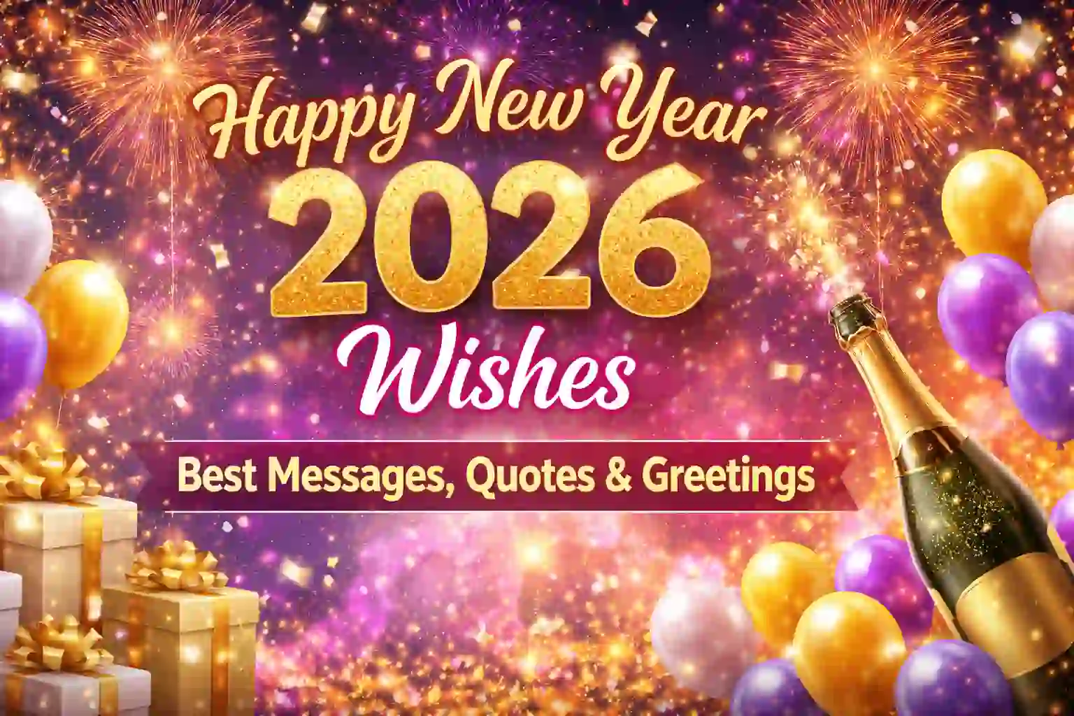 Happy New Year 2026 Wishes – Best Messages, Quotes & Greetings 1 Happy New Year 2026 Wishes