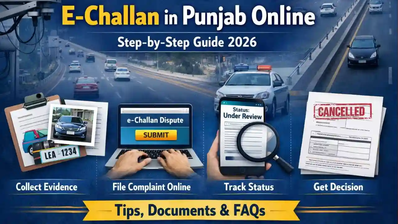 How to Challenge a Wrong E-Challan in Punjab Online – Step-by-Step Guide 2026