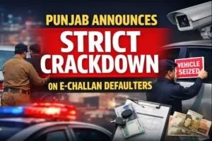 Punjab Announces Strict Crackdown on E-Challan Defaulters