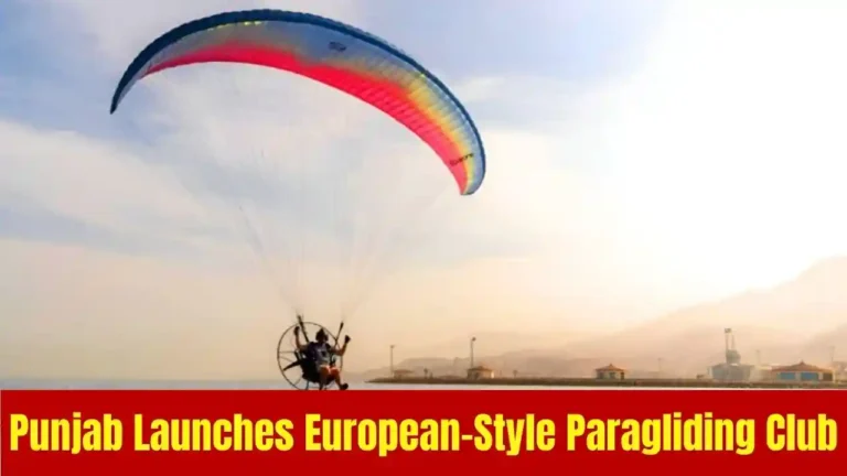 Punjab Launches European-Style Paragliding Club