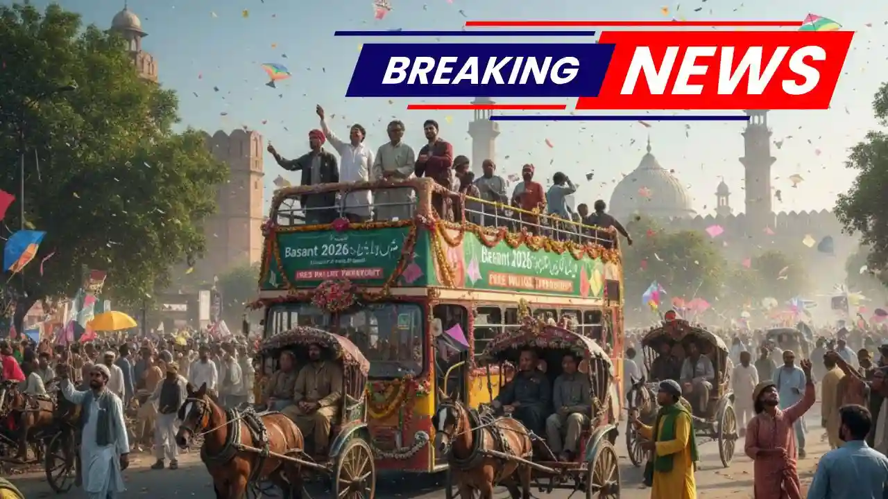 Basant 2026 Lahore to Offer Free Public Transport Services