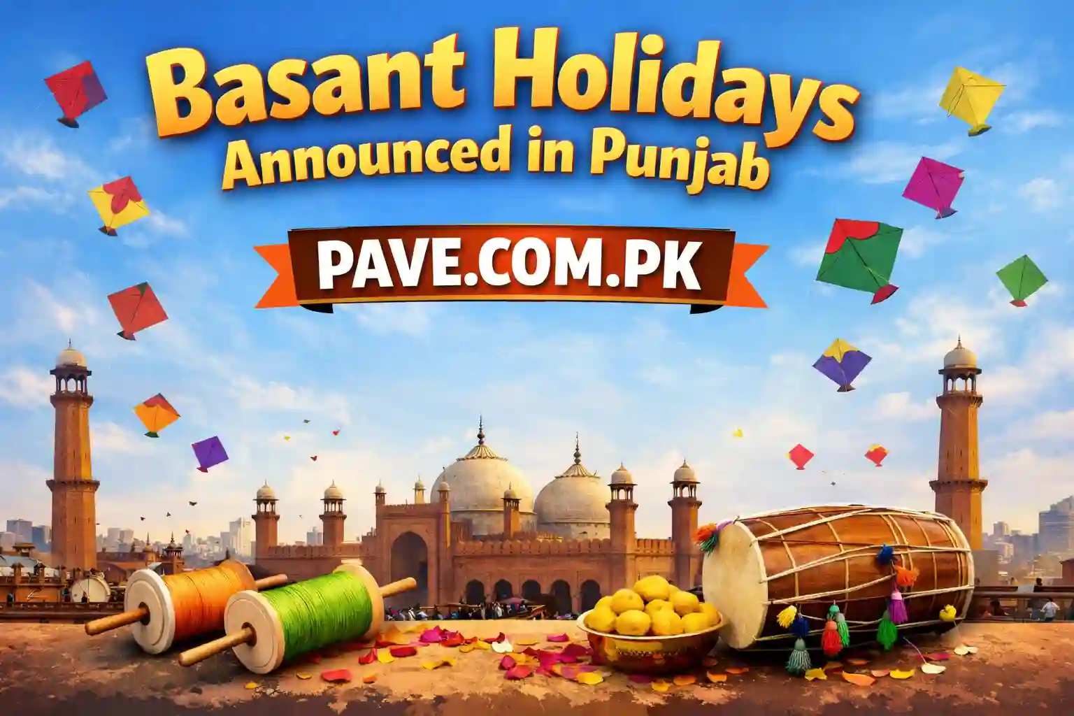 Basant Holidays Announced in Punjab