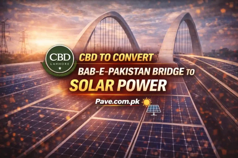 CBD to Convert Bab-e-Pakistan Bridge to Solar Power