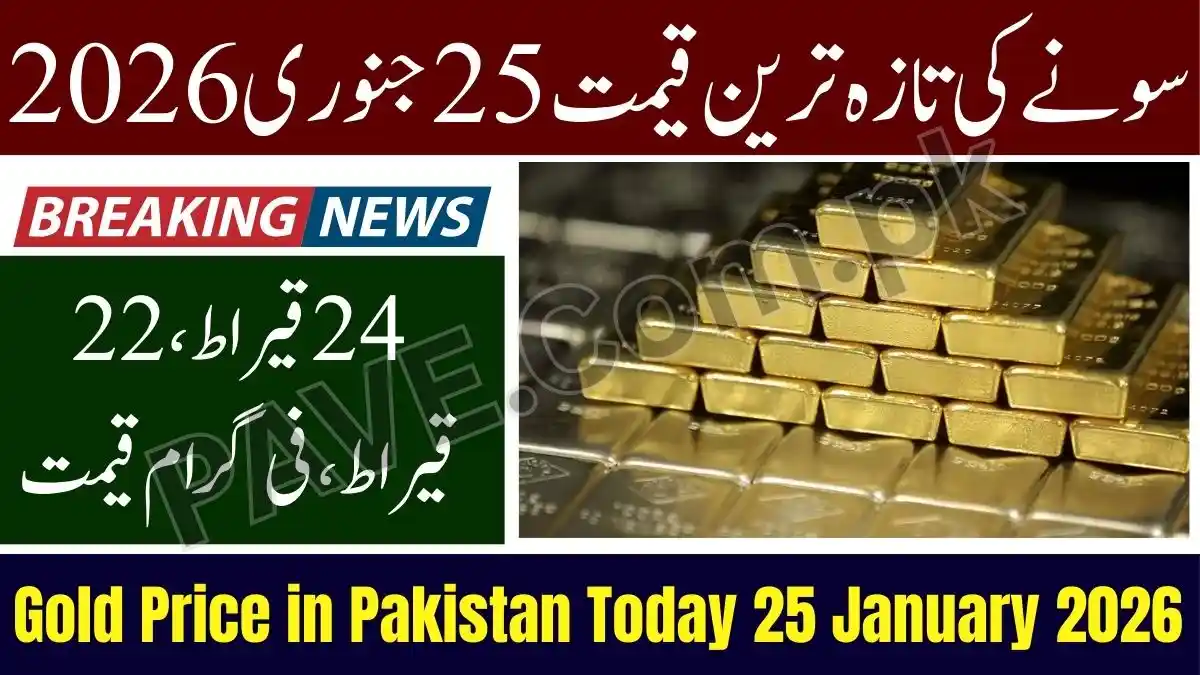 Gold Price in Pakistan Today 25 January 2026 – Latest Update 1 Gold Price in Pakistan Today 25 January 2026