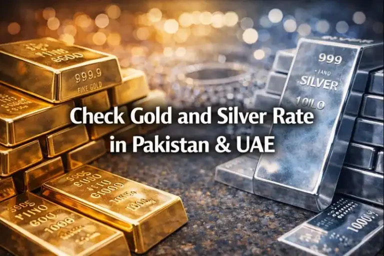 Gold and Silver Rate in Pakistan & UAE Today
