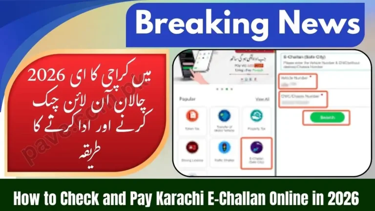 How to Check and Pay Karachi E-Challan Online in 2026 2 How to Check and Pay Karachi E-Challan Online in 2026