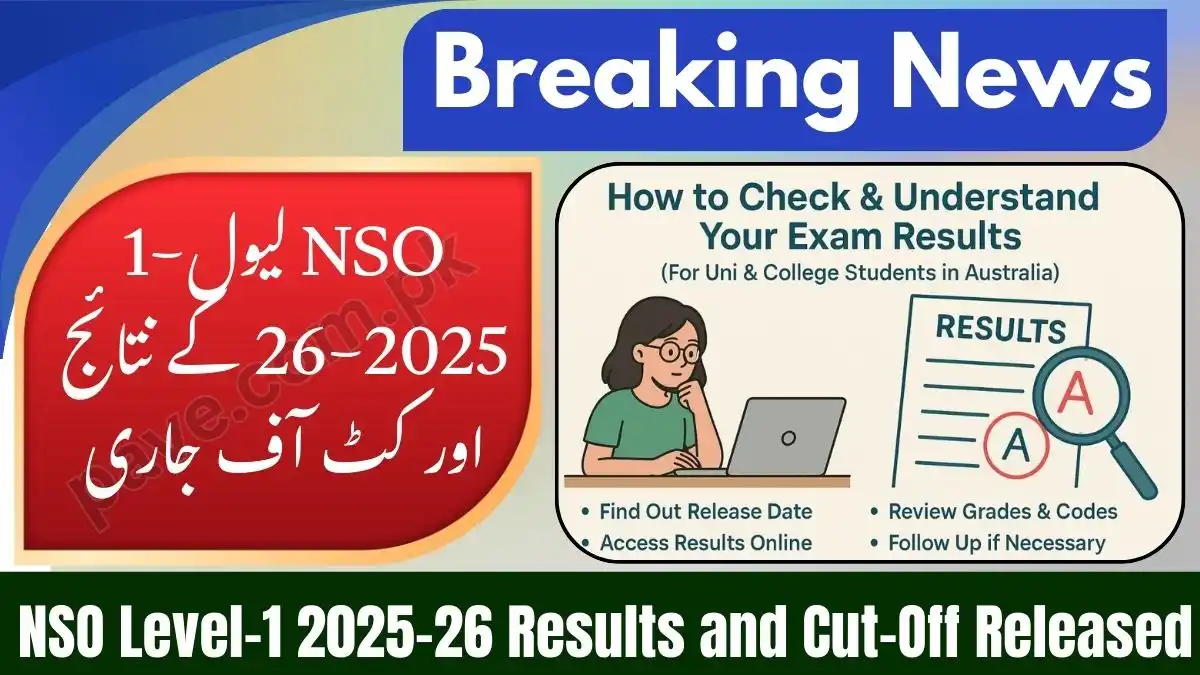 NSO Level-1 2025-26 Results and Cut-Off Released