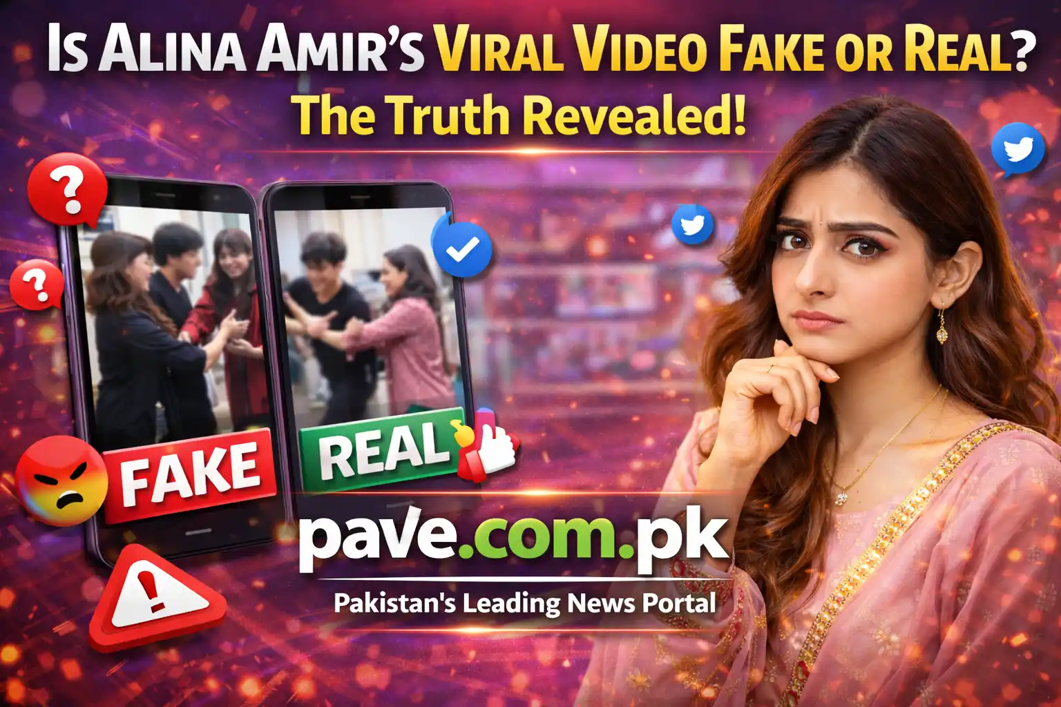 Is Alina Amir's Viral Video Fake Or Real? The Truth Revealed! 1 Is Alina Amir's Viral Video Fake Or Real? The Truth Revealed!