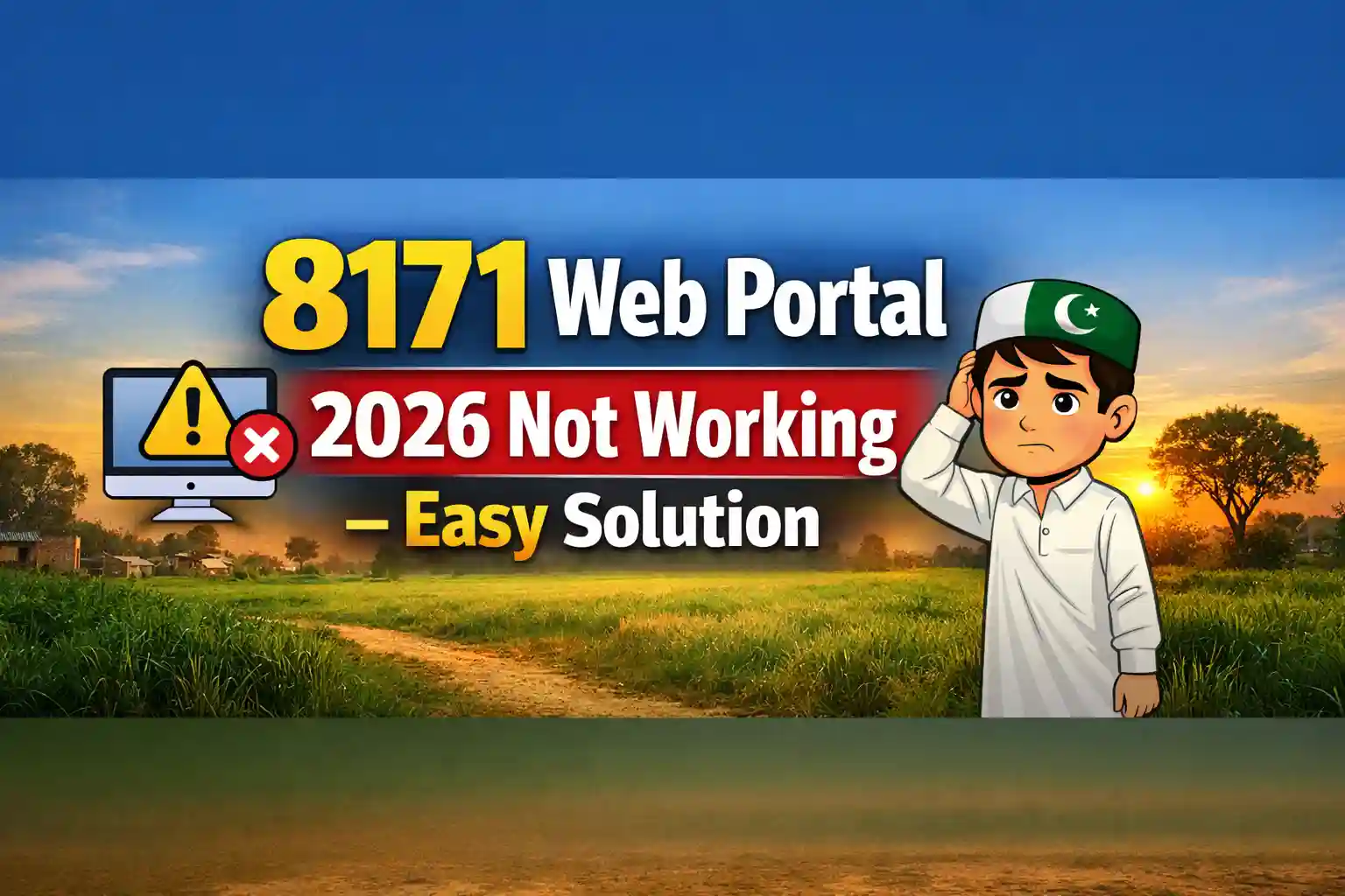 8171 Web Portal 2026 Not Working – Easy Solution