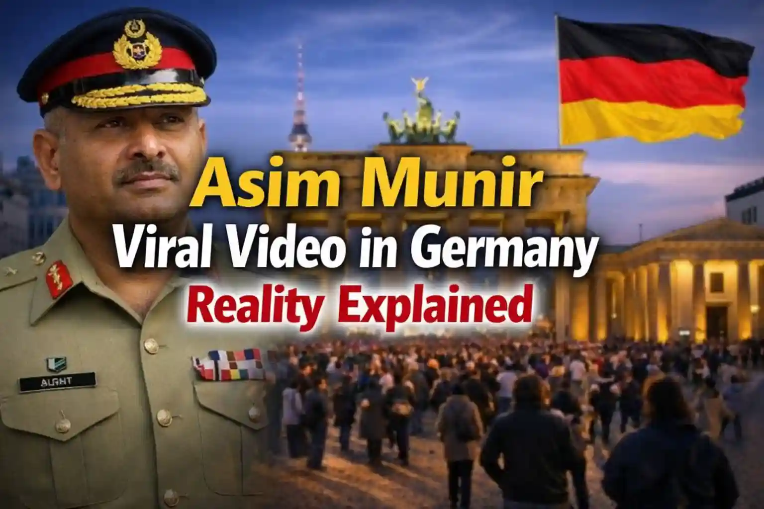 Asim Munir Viral Video in Germany Reality Explained