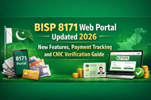 BISP 8171 Web Portal Updated 2026 New Features, Payment Tracking and CNIC Verification Guide