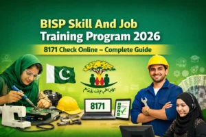 BISP Skill And Job Training Program 2026 8171 Check Online – Complete Guide