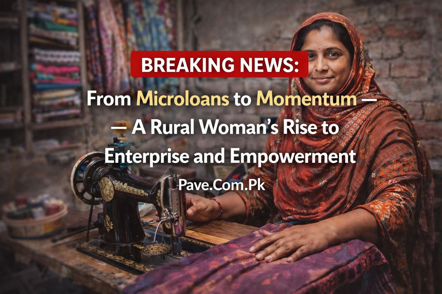 Breaking News From Microloans to Momentum — A Rural Womans Rise to Enterprise and Empowerment