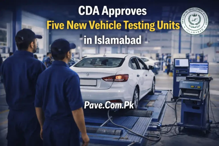 CDA approval for new vehicle testing facilities